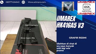 airsoft review unit gbb gas blow backUMAREX  VFC HK416A5 Gen3 STD GBB Airsoft – Black [upl. by Elleraj]