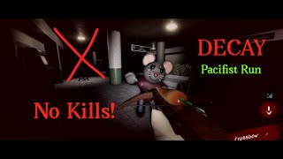 PIGGY DECAY CHAPTER  Pacifist Run  NO KILLS [upl. by Robbin]