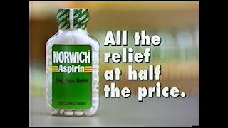 1992 Norwich Asprin commercial [upl. by Croydon]