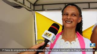 Diana fala sobre a 1ª Feira do Empreendedorismo Feminino de São Felipe [upl. by Asirak251]