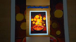 Diwali Diya painting ideas  Diya painting😱✨ diy art drawing shorts diwali artistprachi draw [upl. by Jaret]