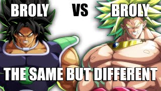 Characteristic Comparison  DBZ Broly VS DBS Broly [upl. by Lordan546]