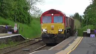 Freight On The Settle and Carlisle Railway with GBRf DB Colas and DRS 29th May 2024 [upl. by Eilram411]