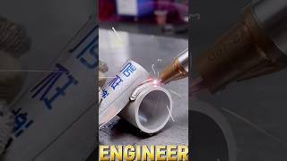 Welding Process in Metal Pipe shortsvideo machine weldingprocess tools [upl. by Trust600]