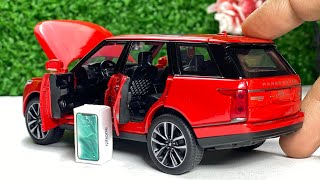 Range Rover 118 scale Luxury SUV 4x4 Unboxing Most realistic Diecast [upl. by Saffian]