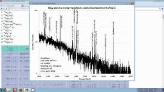 Gamma rays from the alpha transmutation of sodium in table salt [upl. by Ellehcsar]