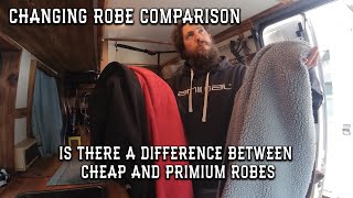 Changing Robe Comparison  Cheap alternative to dryrobe  Amazon Robe Vs Overboard  Which to buy [upl. by Naitsirhc819]