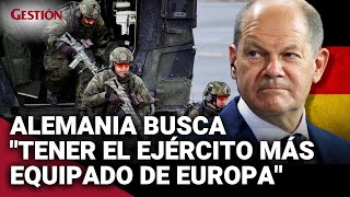 ALEMANIA SE REARMA y busca tener quotlas FUERZAS ARMADAS mejor equipadas de Europaquot señala Olaf Scholz [upl. by Corwun258]