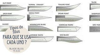 Tipos de filos de los cuchillos y su uso  BLADE BLOG Temp 5 Ep 20 [upl. by Eniamahs]
