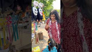 Shopping 🛍️ of bhoot wala mask 👹🤣😜😝 shorts viral [upl. by Austreng]