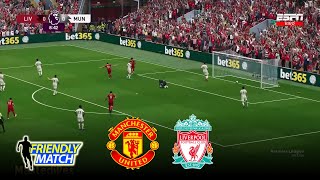 eFootball Pes 21 Gameplay  Man United vs Liverpool  Club Friendly Football Match 2024 [upl. by Adnor]