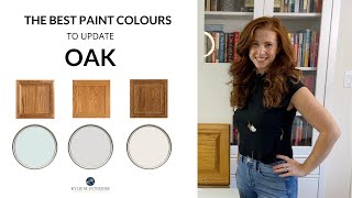 The Best Paint Colours to Update Oak Wood Cabinets Floor or Trim [upl. by Yrrak]