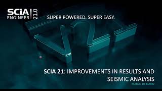 EN Improvements in Results and Seismic analysis in SCIA Engineer 21 [upl. by Horvitz]