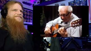 Andrés Segovia Bach  Gavotte from 4th Lute Suite REACTION  Metal Head DJ Reacts [upl. by Drewett]