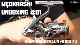 Wędkarski Unboxing  Shimano Stella 4000 FJ  rozpakowywanie kołowrotka z najwyższej półki [upl. by Llennor]