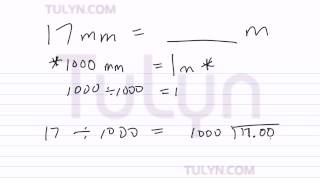 conversion of metric units millimeters to meters [upl. by Singh]