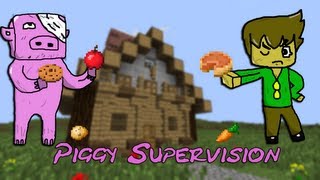 Minecraft  Piggy Supervision [upl. by Nnylassej298]