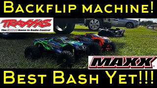 Traxxas MAXX V2 First Bash World’s First Jato 4x4 VXL Bashing With The Crew 1 [upl. by Crooks]