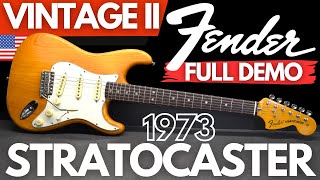 Fender American Vintage II 1973 STRATOCASTER FULL DEMO [upl. by Imis174]