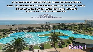 Campeonato de España de Veteranos de Ajedrez Ronda 1 [upl. by Adniralc776]