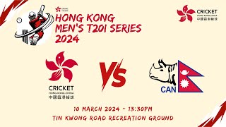 Hong Kong Mens T20I Series  Hong Kong China vs Nepal [upl. by Dafodil469]