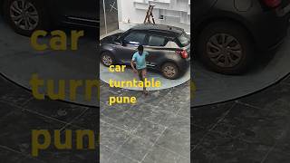 car turntable  new project🚘car turntable india pune Bhosarishortsvideo [upl. by Severin65]