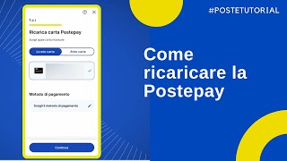 Come ricaricare la Postepay [upl. by Auqeenwahs]