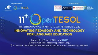 11th Open TESOL International Conference OPENING CEREMONY [upl. by Ociram]