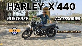 ALL NEW HARLEY DAVIDSON X440 STAINLESS STEEL RUSTFREE ACCESSORIES NOW AVAILABLE  BS AUTO [upl. by Verneuil857]