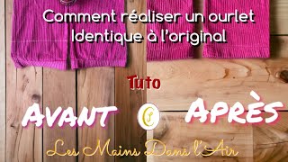 Comment Coudre un Ourlet de Pantalon  TUTO Couture amp Astuce [upl. by Eenyaj32]