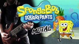 SpongeBob Squarepants Theme METAL Cover by BobMusic [upl. by Anahsed]