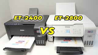 Epson EcoTank ET2400 vs ET2800 Printer  Which on should you get [upl. by Llenwad]