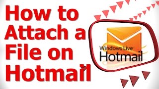 How to Attach a File on Hotmail [upl. by Ecirtal541]