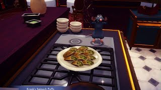 Disney Dreamlight Valley How to Make Kronks Spinach Puffs [upl. by Japha]