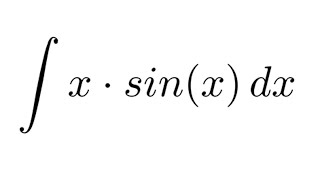 partielle Integration x sinx integrieren  INTEGRIEREN LERNEN 27 [upl. by Ocko]