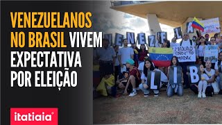 VENEZUELANOS EM BRASÍLIA VIVEM EXPECTATIVA POR RESULTADOS DAS ELEIÇÕES NO PAÍS [upl. by Lissy]