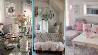 ❤DIY Shabby Chic Style Small Apartment decor Ideas ❤  Home decor amp Interior design Flamingo mango [upl. by Frayne]