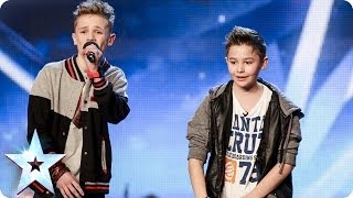 Bars amp Melody  Simon Cowells Golden Buzzer act  Britains Got Talent 2014 [upl. by Ymot]