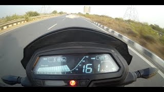 Dominar 400 topspeed  0160kmph Acceleration [upl. by Uriiah]