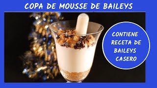 Postre de MOUSSE de BAILEYS Receta de BAILEYS CASERO [upl. by Risay]