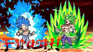 Recreando dramátic finish Gogeta blue vs Broly 6 [upl. by Iron783]