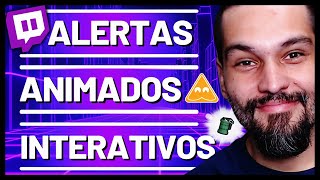 StreamAlertsTV  Alertas Animados para Twitch com INTERAÇÕES APAGAR a LUZ Lights Out [upl. by Nyar]