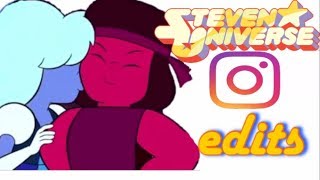 STEVEN UNIVERSE INSTAGRAM EDITS COMPILATION August 1 [upl. by Garrard]