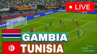 Gambia vs Tunisia LIVE 🔴 Africa Cup of Nations Qualification 2025 ⚽ LIVE Match Now [upl. by Gnohp136]