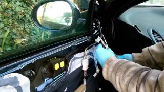 How to replace side door mirror Honda Civic 2007 mk8 [upl. by Acinnad]