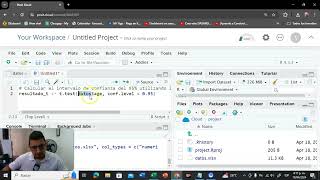 Intervalo de confianza en R TSTUDENT [upl. by Isied]