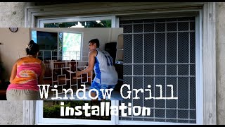 Simple Window Grill Design  Window Grill Installation [upl. by Astrea786]