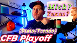 College Football Playoff  Early Predictions TrendsStats [upl. by Renita]