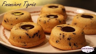 Recette des Financiers Tigrés au Chocolat [upl. by Erimahs]