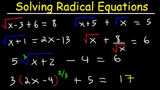 Solving Radical Equations With Square Roots Cube Roots Two Radicals Fractions Rational Exponents [upl. by Iain]